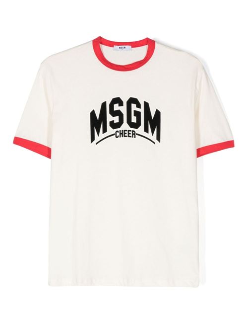 T-shirt bambino maniche corte MSGM KIDS | F4MSJBTH224013